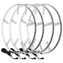 Load image into Gallery viewer, Oracle LED Illuminated Wheel Rings - Double LED - Blue SEE WARRANTY