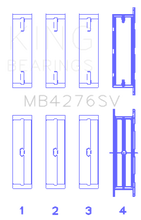 Load image into Gallery viewer, King Engine Bearings Land Rover 2.7L TDV6 Sputter Replacement Crankshaft Main Bearings