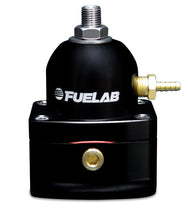 Load image into Gallery viewer, Fuelab 515 Carb Adjustable FPR Large Seat 1-3 PSI (2) -10AN In (1) -6AN Return - Black