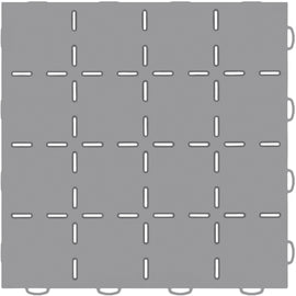 WeatherTech TechFloor - 12in X 12in Tiles - Grey/Black **Order in Qtys of 10