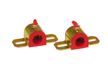 Load image into Gallery viewer, Prothane Universal Greasable Sway Bar Bushings - 13/16in - Type A Bracket - Red