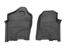 Load image into Gallery viewer, WeatherTech 2019+ Ram 1500 Quad &amp; Crew Cab Front FloorLiner HP - Black