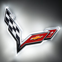Load image into Gallery viewer, Oracle Corvette C7 Rear Illuminated Emblem - Dual Intensity - White