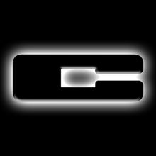 Load image into Gallery viewer, ORACLE Lighting Universal Illuminated LED Letter Badges - Matte Blk Surface Finish - C