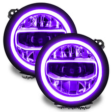 Load image into Gallery viewer, Oracle Jeep Wrangler JL/Gladiator JT RGB+W Headlight DRL Kit - w/ BC1 Controller