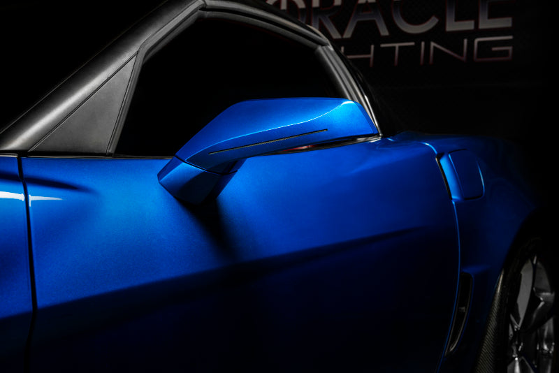 Oracle 05-13 Chevrolet Corvette C6 XM Concept Side Mirrors - Unpainted - No Color SEE WARRANTY