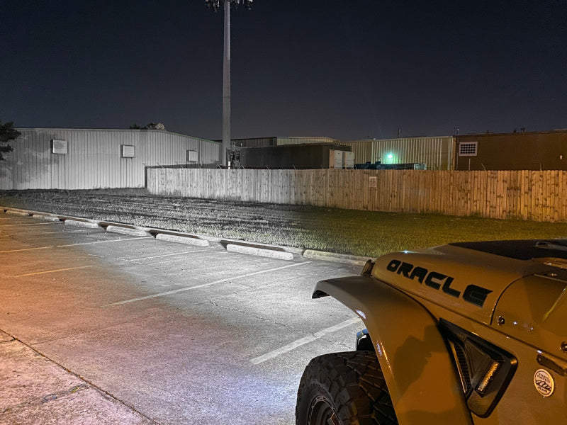 ORACLE Lighting 2019+ Jeep Wrangler JL Skid Plate w/ Integrated LED Emitters - Clear