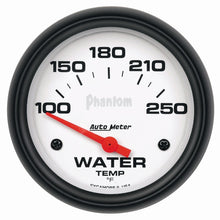 Load image into Gallery viewer, Autometer Phantom 66mm 100-250 Deg F Short Sweep Electronic Water Temperature Gauge