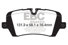 Load image into Gallery viewer, EBC 2017+ Land Rover Discovery 5 3.0L Supercharged Ultimax2 Rear Brake Pads