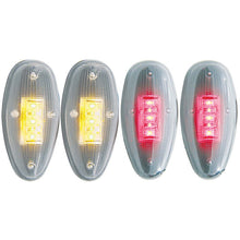 Load image into Gallery viewer, ANZO 1999-2014 Chevrolet Silverado 3500 LED Fender Light Kit Clear 2pc Amber / 2pc Red