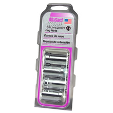 Load image into Gallery viewer, McGard SplineDrive Lug Nut (Cone Seat) 1/2-20 / 1.60in. Length (4-Pack) - Chrome (Req. Tool)