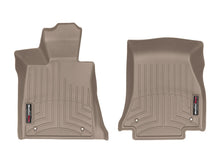Load image into Gallery viewer, WeatherTech 2016+ BMW 7-Series Front FloorLiner - Tan (Vehicles w/ Rear Executive Lounge Seating)