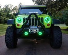 Load image into Gallery viewer, Oracle 7in High Powered LED Headlights - Black Bezel - ColorSHIFT No Controller