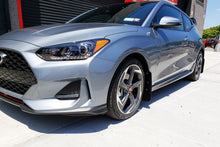 Load image into Gallery viewer, Rally Armor 19-21 Hyundai Veloster Turbo R-Spec Black UR Mud Flap w/ Dark Grey Logo