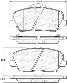 StopTech Street Brake Pads - Rear