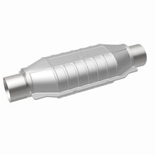 Load image into Gallery viewer, MagnaFlow Universal Catalytic Converter 2.5in ID Inlet/Outlet Center/Center Oval Rear