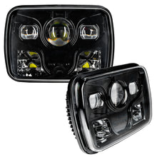 Load image into Gallery viewer, Oracle 7inx6in 40W Replacement LED Headlight - Black (Pair)