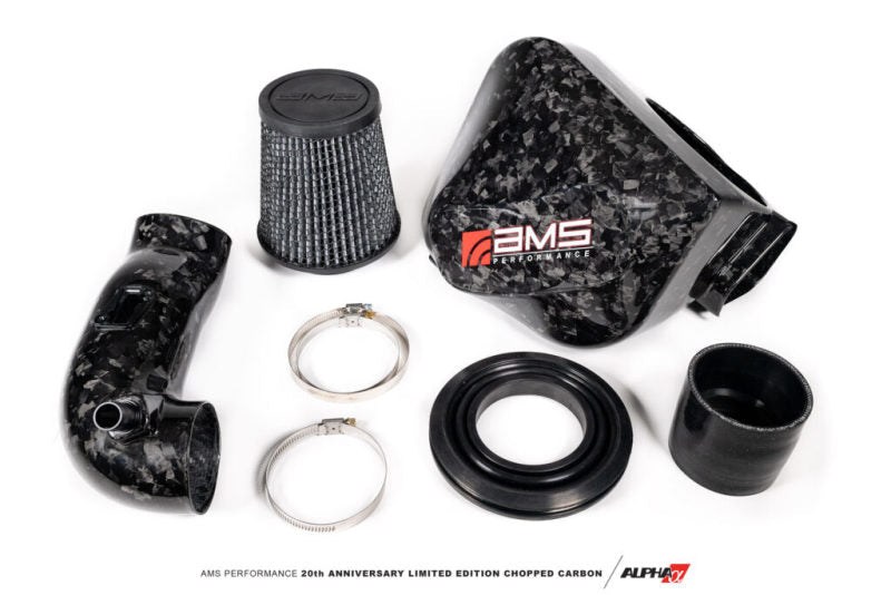 AMS Performance 2020+ Toyota Supra A90 Chopped CF Cold Air Intake System (Does Not Fit w/ Strut Bar) AJ-USA, Inc