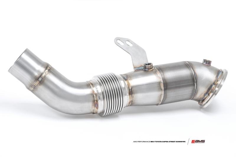 AMS Performance 2020+ Toyota Supra A90 Street Downpipe w/GESI Catalytic Converter AJ-USA, Inc