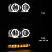 Load image into Gallery viewer, ANZO 2002-2009 Chevrolet Trailblazer Projector Headlights w/ Halo Black AJ-USA, Inc