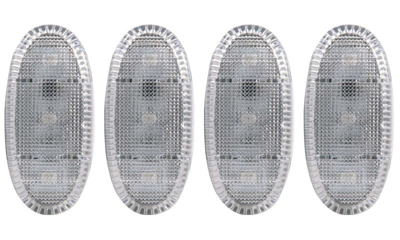 ANZO 2011-2016 Ford F-350 LED Fender Light Kit Clear 2pc Amber / 2pc Red AJ-USA, Inc