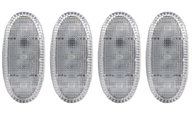 ANZO 2011-2016 Ford F-350 LED Fender Light Kit Clear 2pc Amber / 2pc Red AJ-USA, Inc