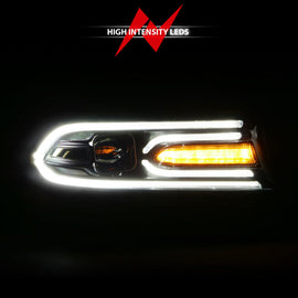 ANZO 2015-2018 Dodge Charger Projector Headlights Plank Style Black AJ-USA, Inc