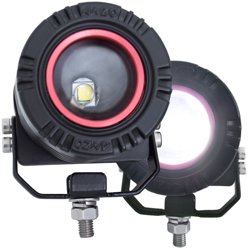 ANZO Universal Adjustable Round LED Light AJ-USA, Inc