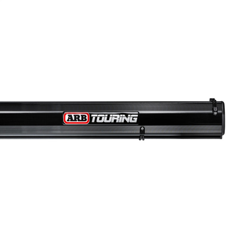 ARB Aluminum Awning, Black Frame, 8.2FT x 8.2FT, Installed with LED Light Strip AJ-USA, Inc