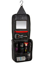 Load image into Gallery viewer, ARB Toiletries Bag Charcoal Finish w/ Red Highlights PVC Outer Shell Mesh Pockets Mirror AJ-USA, Inc
