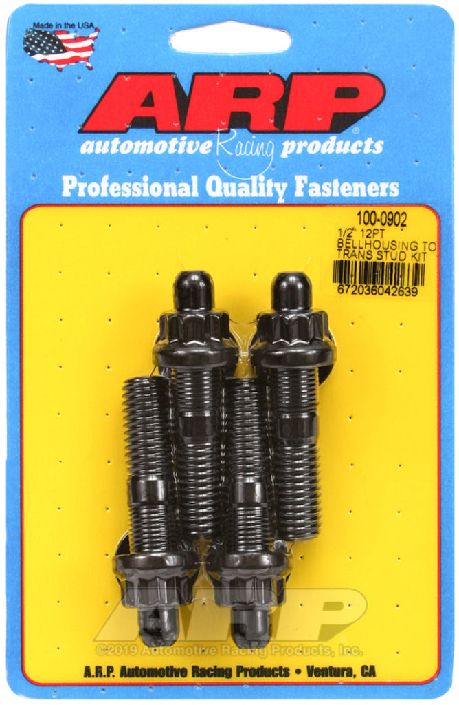 ARP 1/2in Dia 12pt Bellhousing to Trans Stud Kit AJ-USA, Inc