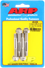 ARP 5/16-24 X 2.250 SS Hex Water Pump Pulley w/ 1.000in Fan Spacer Stud Kit AJ-USA, Inc