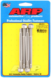 ARP 5/16-24 X 4.000 SS Hex Water Pump Pulley w/ 2.750in Fan Spacer Stud Kit AJ-USA, Inc
