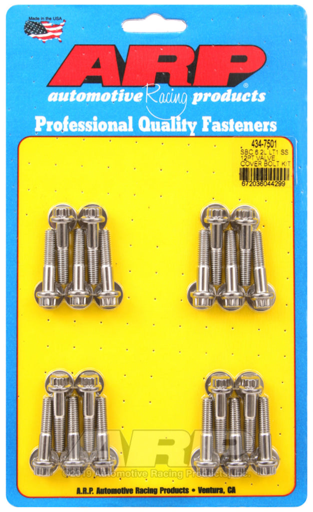 ARP Chevy LT1 6.2L Valve Cover 12pt Stainless Steel Bolt Kit AJ-USA, Inc
