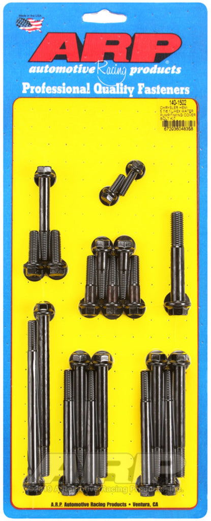 ARP Chrysler Hemi 5.7/6.1L Hex Water Pump/Timing Cover Bolt Kit AJ-USA, Inc