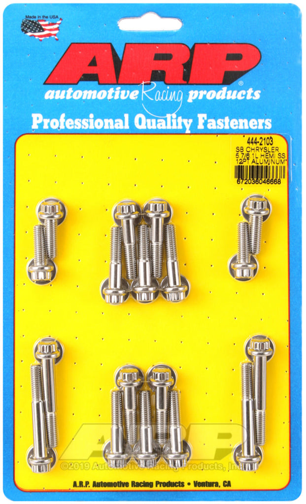 ARP Chrysler Small Block 5.7/6.1L Hemi 12pt Intake Manifold Bolt Kit AJ-USA, Inc