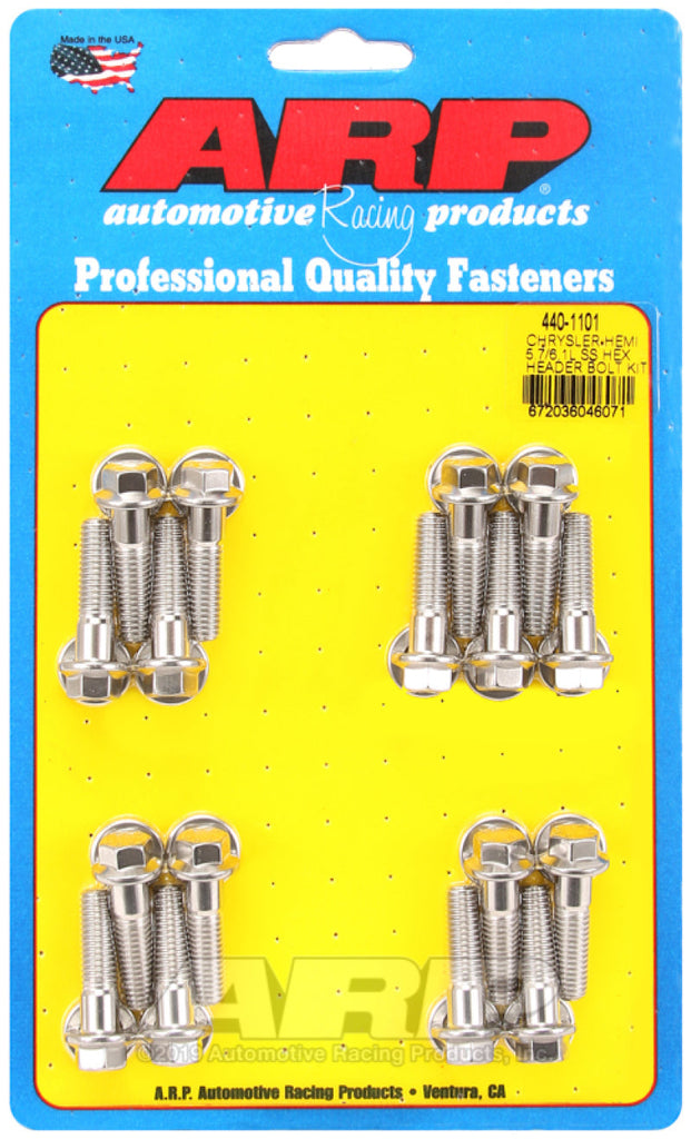 ARP Chrysler hemi 5.7/6.1L SS Hex Header Bolt Kit AJ-USA, Inc