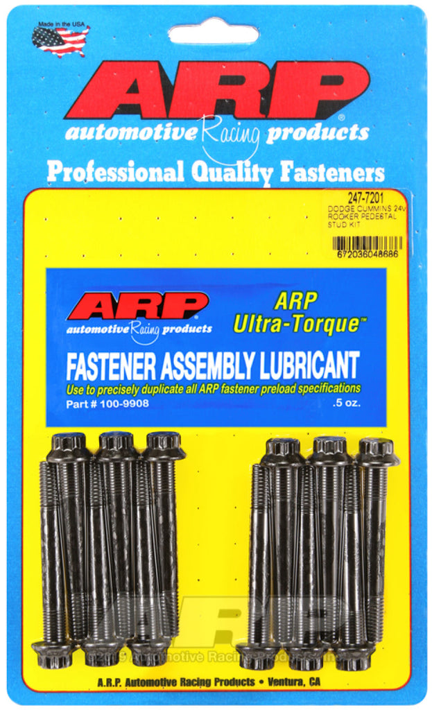 ARP Dodge Cummins 24V Rocker Pedestal Rocker Stud Kit AJ-USA, Inc