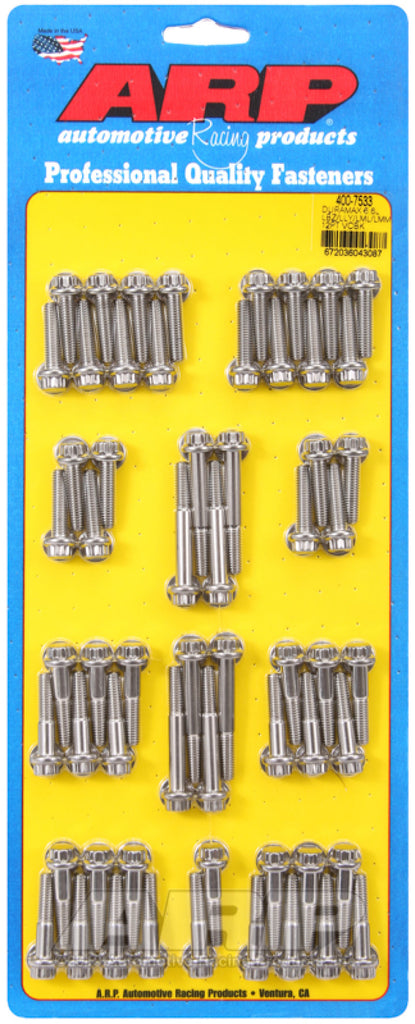 ARP Duramax 6.6L LBZ/LLY/LML/LMM 12pt Valve Cover Bolt Kit AJ-USA, Inc