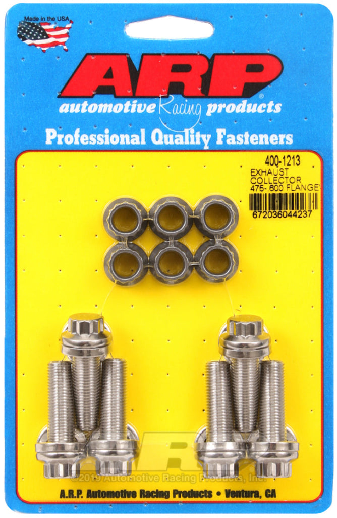 ARP Exhaust Collector .475-.600 Flange Bolt Kit AJ-USA, Inc