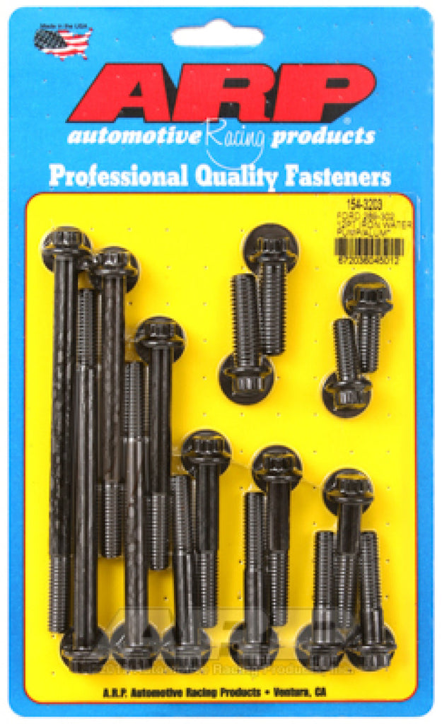 ARP Ford 289-302 12pt Iron Water Pump and Front Cover Bolt Kit AJ-USA, Inc