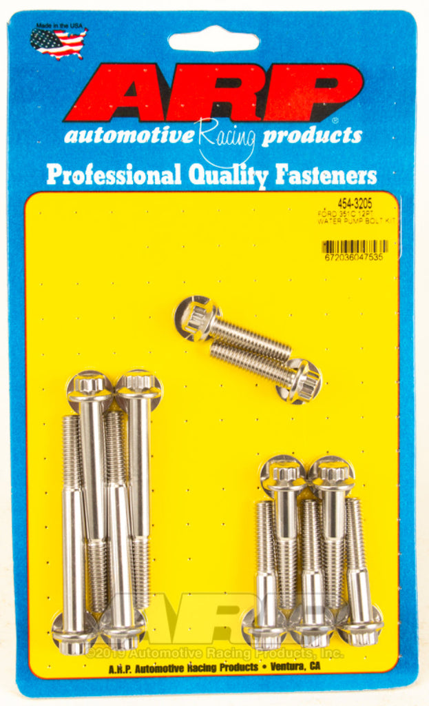 ARP Ford 351C SS 12pt Water Pump Bolt Kit AJ-USA, Inc
