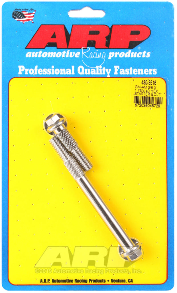 ARP GM 3/8 X 1.750/4.400 Hex SS Starter Bolt Kit AJ-USA, Inc