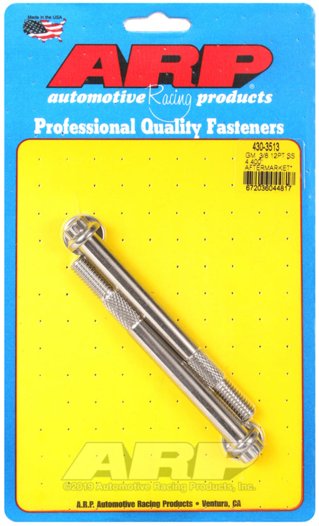 ARP GM 3/8 X 4.400in 12pt SS Starter Bolt Kit AJ-USA, Inc