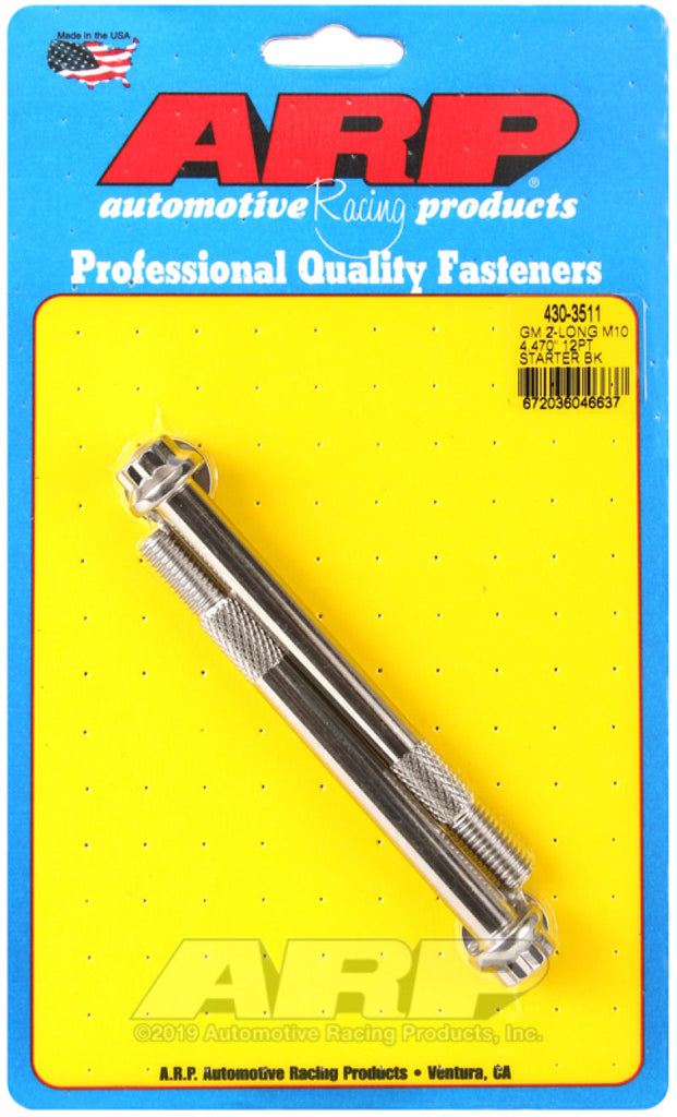 ARP GM M10 X 4.470in 12pt SS Starter Bolt Kit AJ-USA, Inc