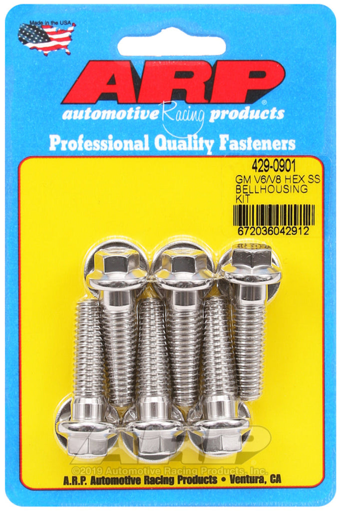 ARP GM V6/V8 SS Hex Bellhousing Bolt Kit AJ-USA, Inc