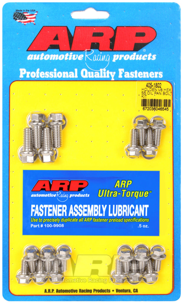 ARP Holden V8 SS Hex Oil Pan Bolt Kit AJ-USA, Inc