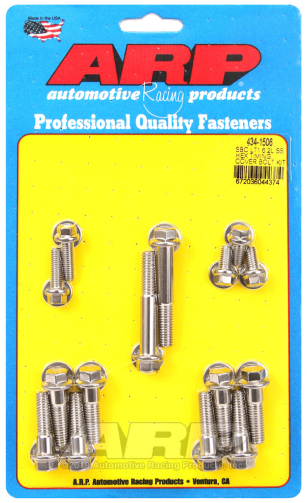 ARP LT1 6.2L SS Hex Timing Cover Bolt Kit AJ-USA, Inc