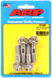 ARP M10 x 1.25 x 48mm Broached 4 Piece Stud Kit AJ-USA, Inc