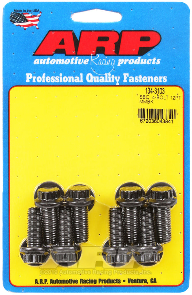 ARP SB Chevy 4 Bolt 12pt Motor Mount Bolt Kit AJ-USA, Inc